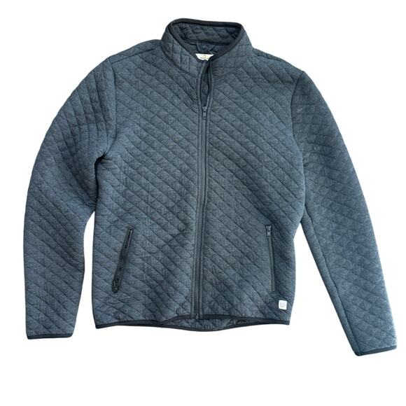 Marine Layer Women's Charcoal Gray Corbet Quilted Full Zip Jacket Size Medium - Picture 1 of 5